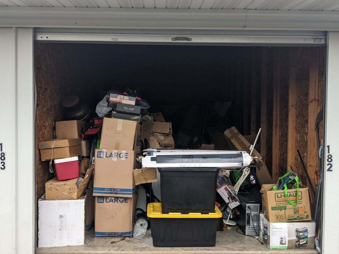 Storage Unit Auction in Eau Claire, WI at Clear Space Self Storage ends
